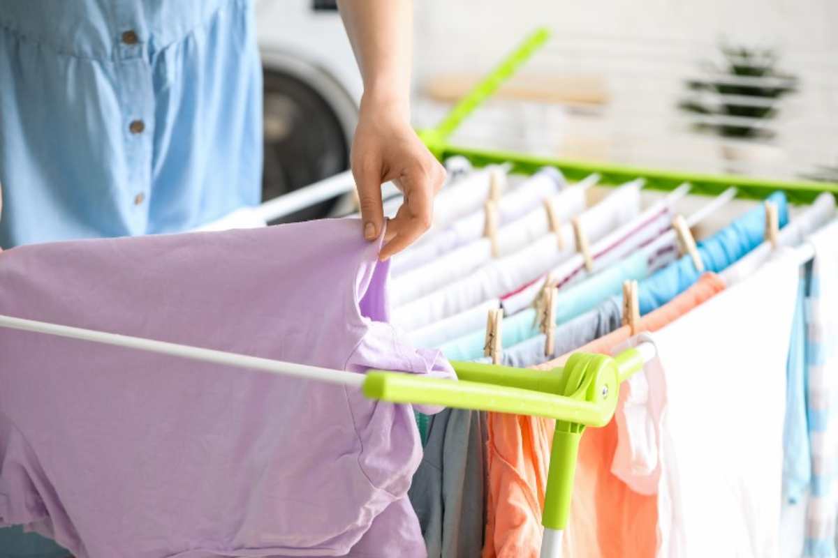 Stendere il bucato in casa