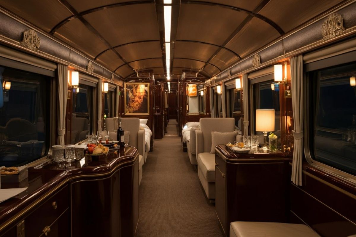 Viaggio di lusso in treno